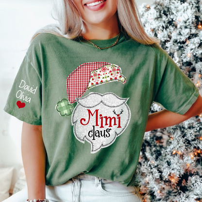 Mimi Claus Christmas With Grandkids T-Shirt