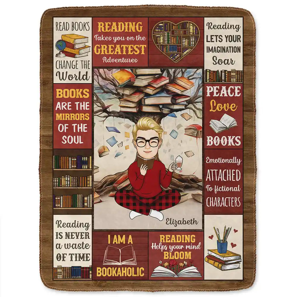 My Reading Blanket - Personalized Fleece Blanket