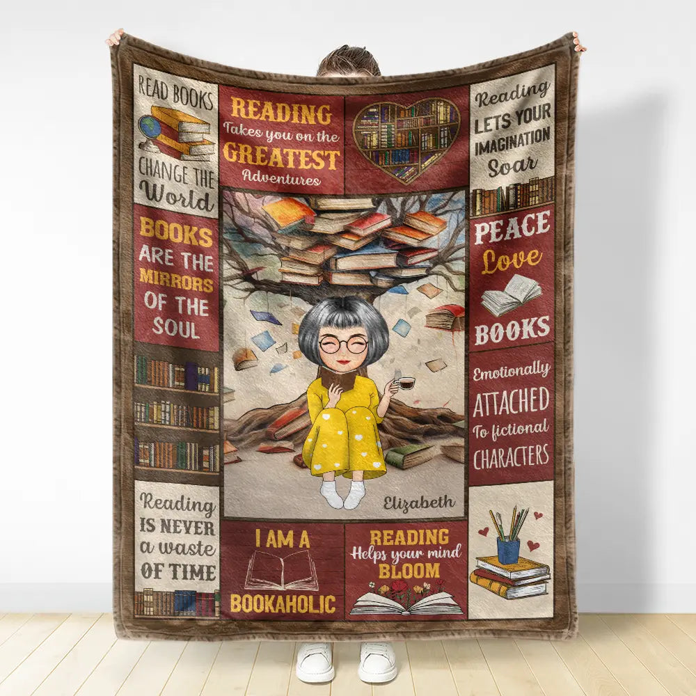 My Reading Blanket - Personalized Fleece Blanket