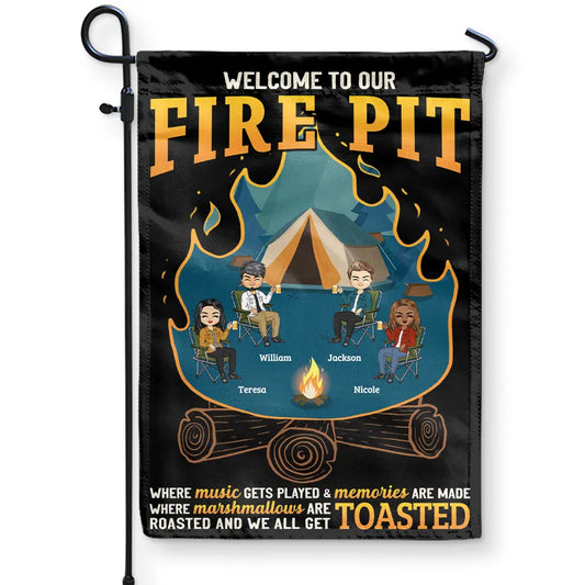 We All Get Toasted - Personalized Flag