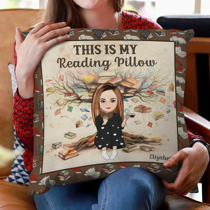 My Reading Pillow Book Tree - Personalized Pillow