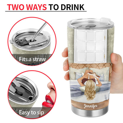 Sleeping Disorder Reading - Personalized Custom Tumbler