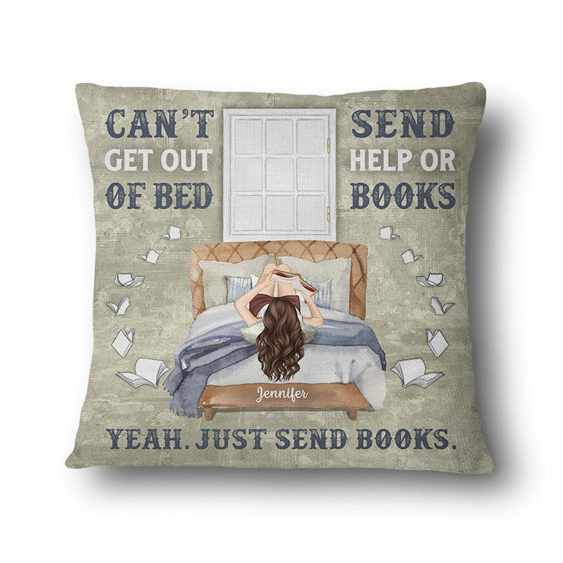 Just Send Books Reading - Personalized Custom Pillow