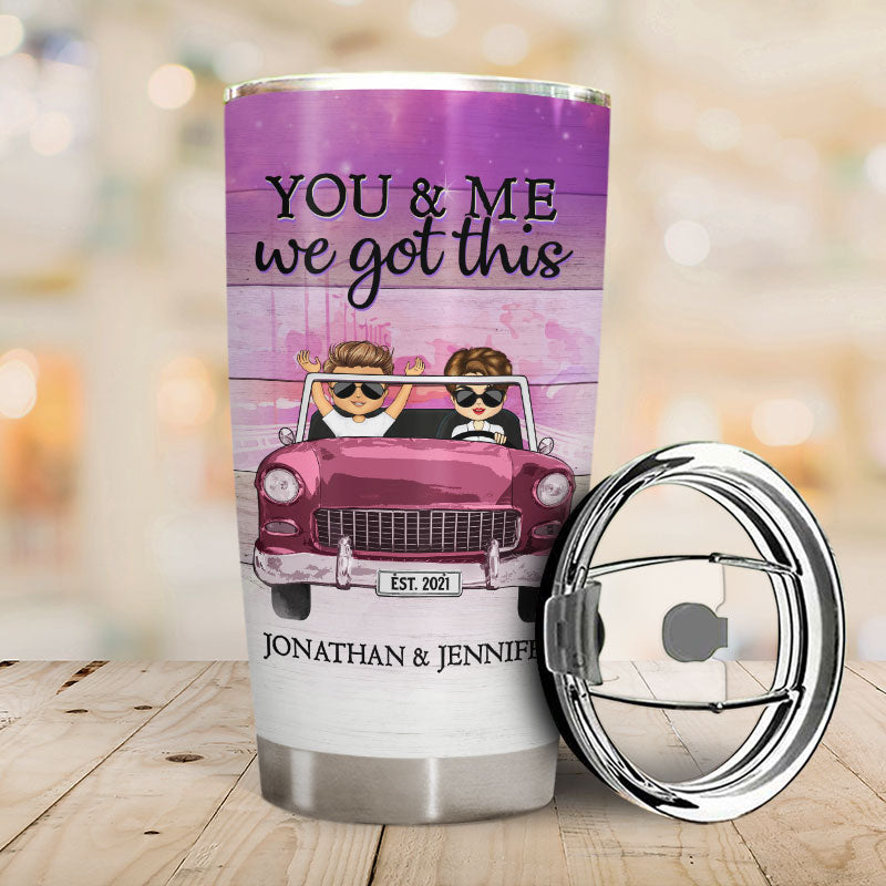 To My Wife Married Couple - Gift From Husbands To Wives - Personalized Custom Tumbler