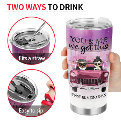 To My Wife Married Couple - Gift From Husbands To Wives - Personalized Custom Tumbler