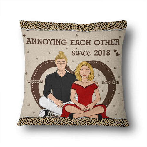 Family Couple Together Since - Personalized Custom Pillow