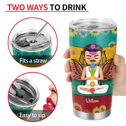 Smack Some People - Gift For Yoga Lovers - Personalized Custom Tumbler