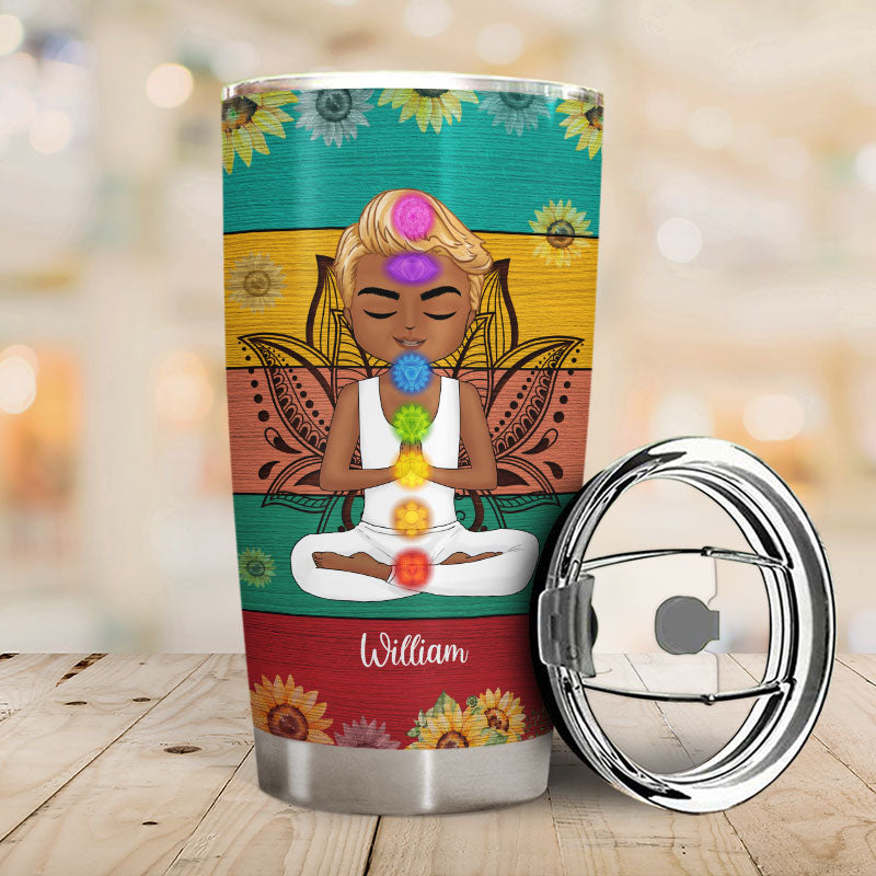 Smack Some People - Gift For Yoga Lovers - Personalized Custom Tumbler