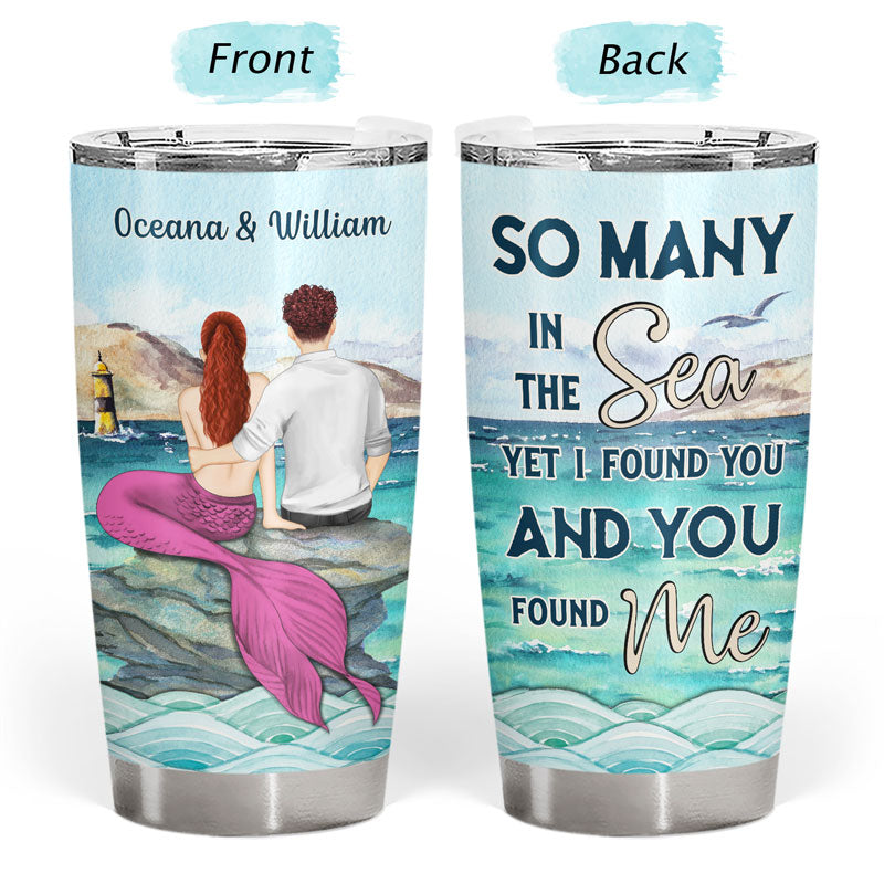 So Many In The Sea - Gift For Couple - Personalized Custom Tumbler