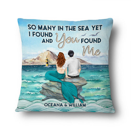 So Many In The Sea - Gift For Couple - Personalized Custom Pillow