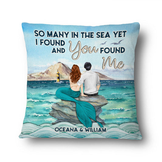 So Many In The Sea - Gift For Couple - Personalized Custom Pillow