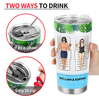 Annoying Each Other Pool - Gift For Couples - Personalized Custom Tumbler