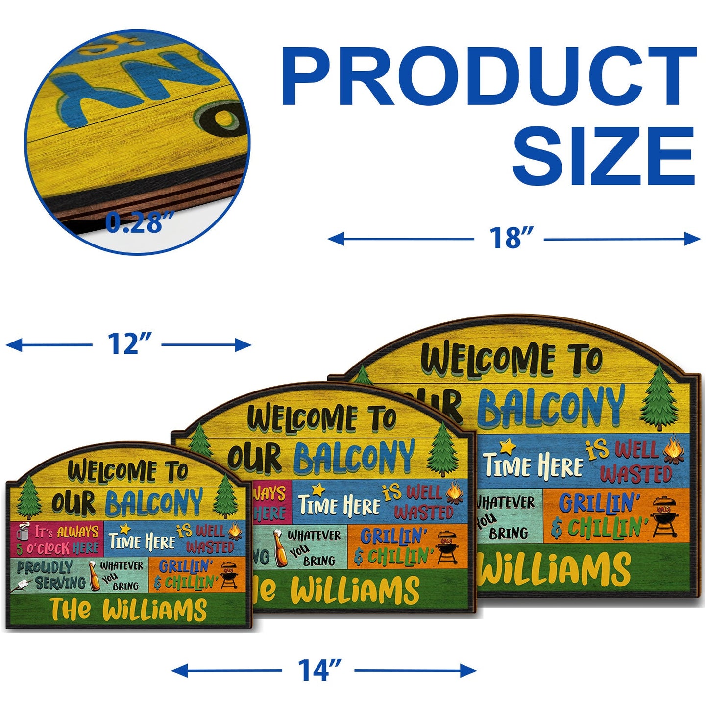 Welcome Grilling Chilling - Camping Decor - Personalized Custom Shaped Wood Sign