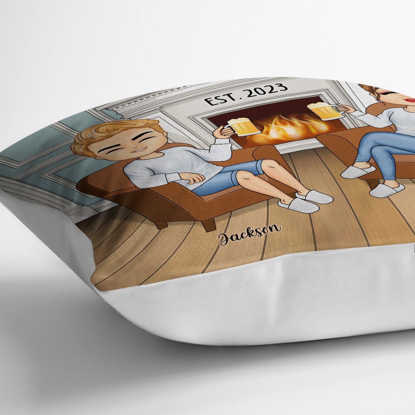 Glad You Tricked Me - Gift For Couples - Personalized Pillow