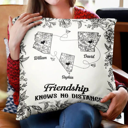 I Hug This Soft Pillow Toile Pattern - Personalized Pillow