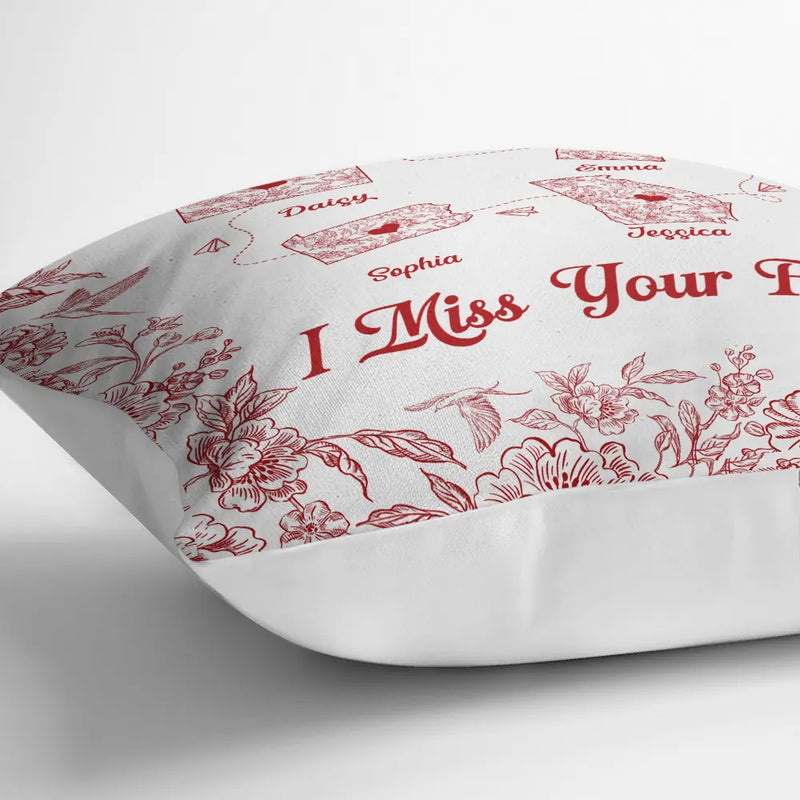 I Hug This Soft Pillow Toile Pattern - Personalized Pillow