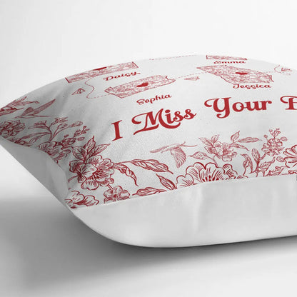 I Hug This Soft Pillow Toile Pattern - Personalized Pillow