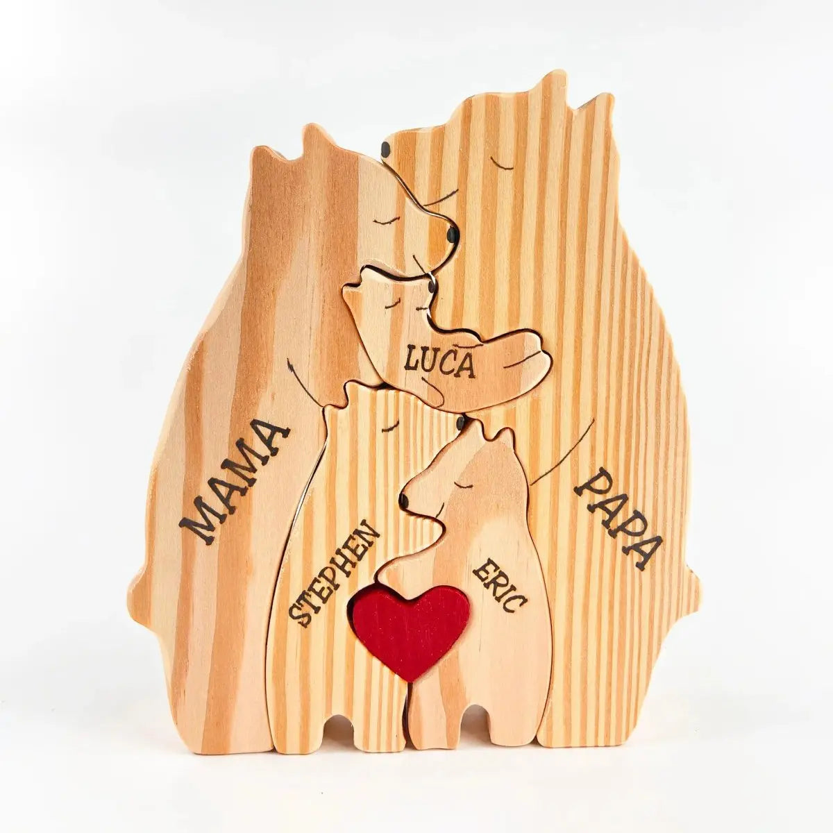 Makezbright Bears V1 Wooden Puzzle The Next Custom Gift