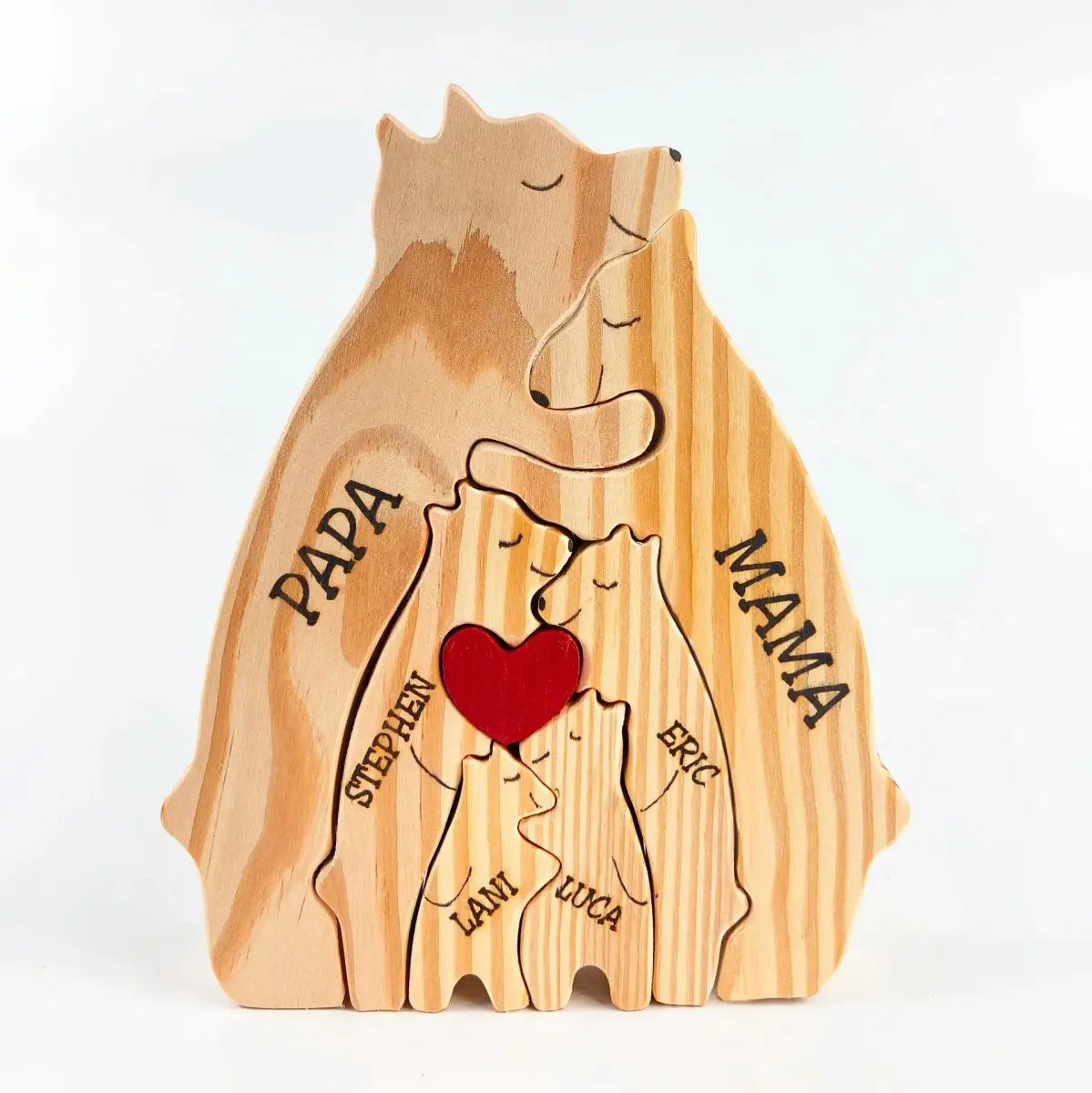 Makezbright Bears V1 Wooden Puzzle The Next Custom Gift