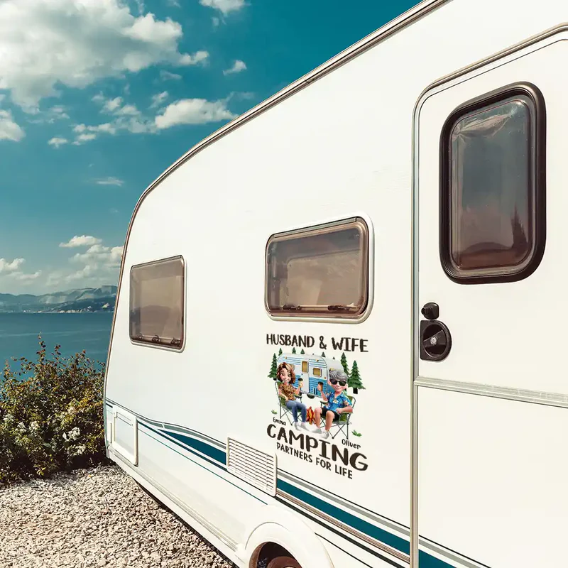 Making Memories One Campsite At A Time - Personalized Decor Decal