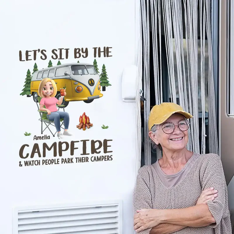 Making Memories One Campsite At A Time - Personalized Decor Decal