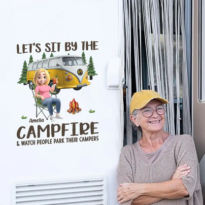 Making Memories One Campsite At A Time - Personalized Decor Decal