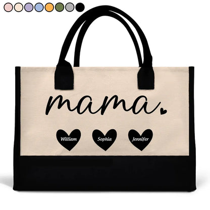 Mama Gigi Grandma - Personalized Canvas Tote Bag Tote Bag The Next Custom Gift