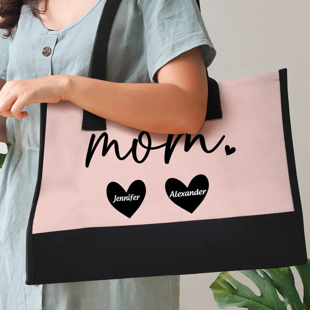 Mama Gigi Grandma - Personalized Canvas Tote Bag Tote Bag The Next Custom Gift