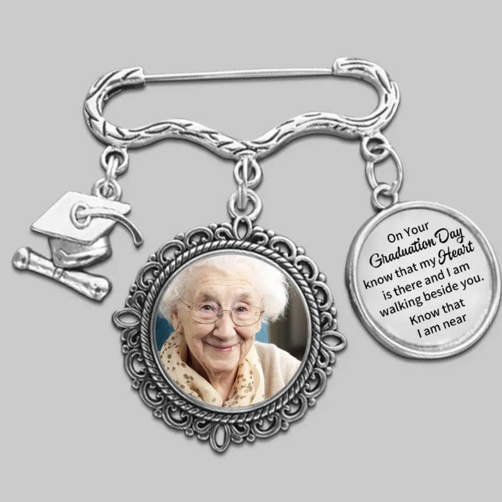Memorial - On Your Graduation Day - Personalized Memorial Pin Memorial Pin The Next Custom Gift