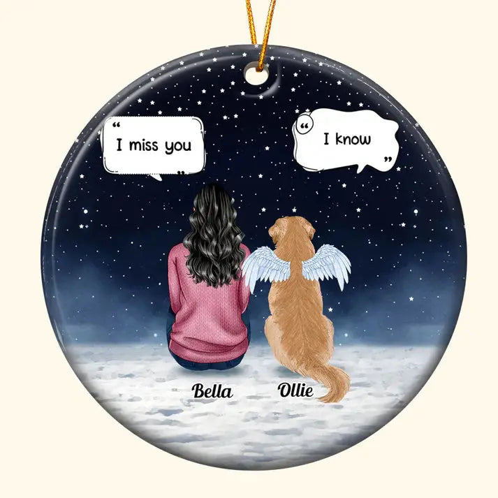 Memorial Pet - Personalized Pet Memorial Ornament Ornament The Next Custom Gift