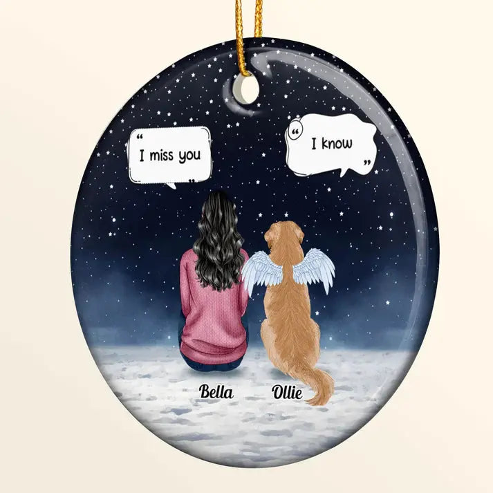 Memorial Pet - Personalized Pet Memorial Ornament Ornament The Next Custom Gift