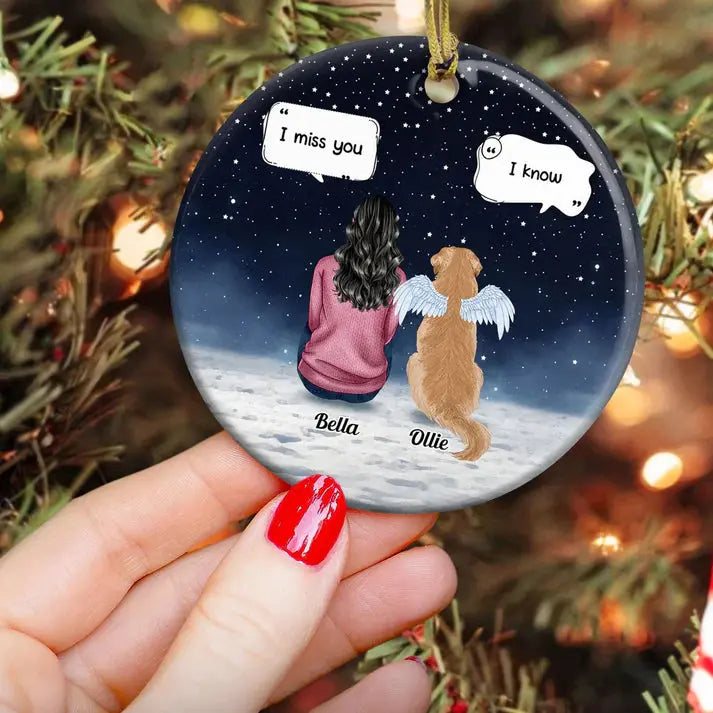 Memorial Pet - Personalized Pet Memorial Ornament Ornament The Next Custom Gift