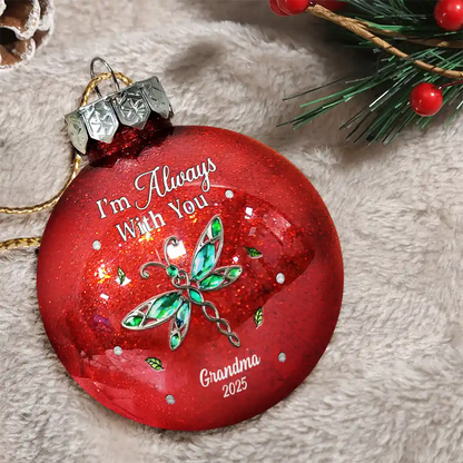 Memorial We're Always With You - Personalized Ball Ornament