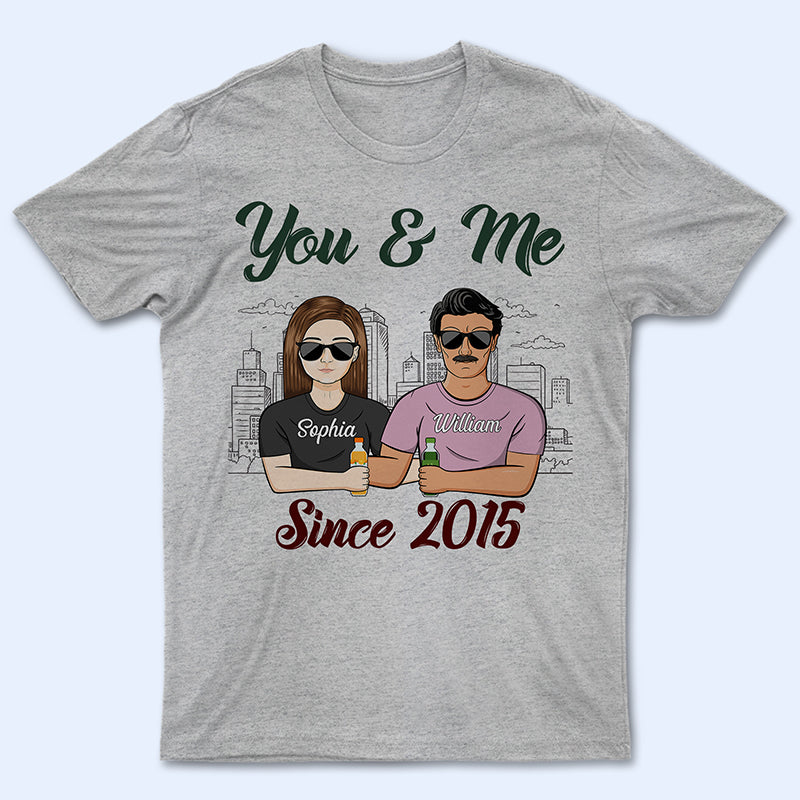You And Me - Gift For Couples - Personalized Custom T Shirt