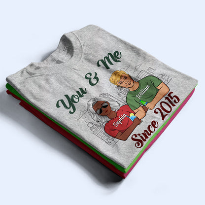 You And Me - Gift For Couples - Personalized Custom T Shirt