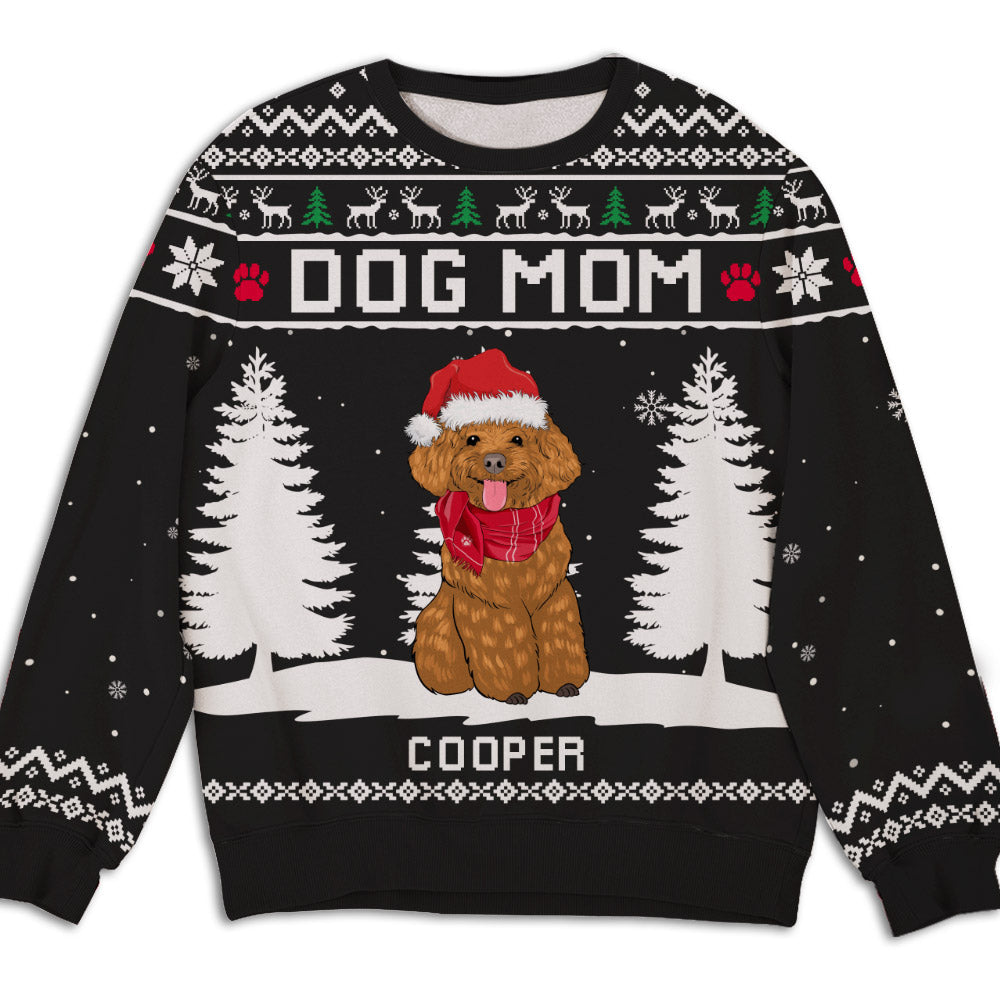 Dog Winter - Personalized Custom All-Over-Print Sweatshirt