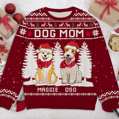 Dog Winter - Personalized Custom All-Over-Print Sweatshirt