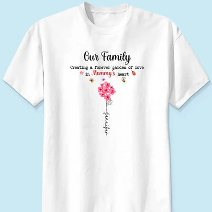 Mom - Gift For Mom Flowers Garden Shirt - Personalized Shirt (VT) Shirts & Tops The Next Custom Gift