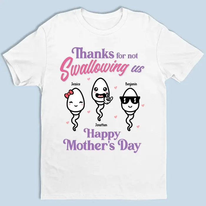 Mom - Happy Mother's Day - Personalized Shirt (VT)  The Next Custom Gift