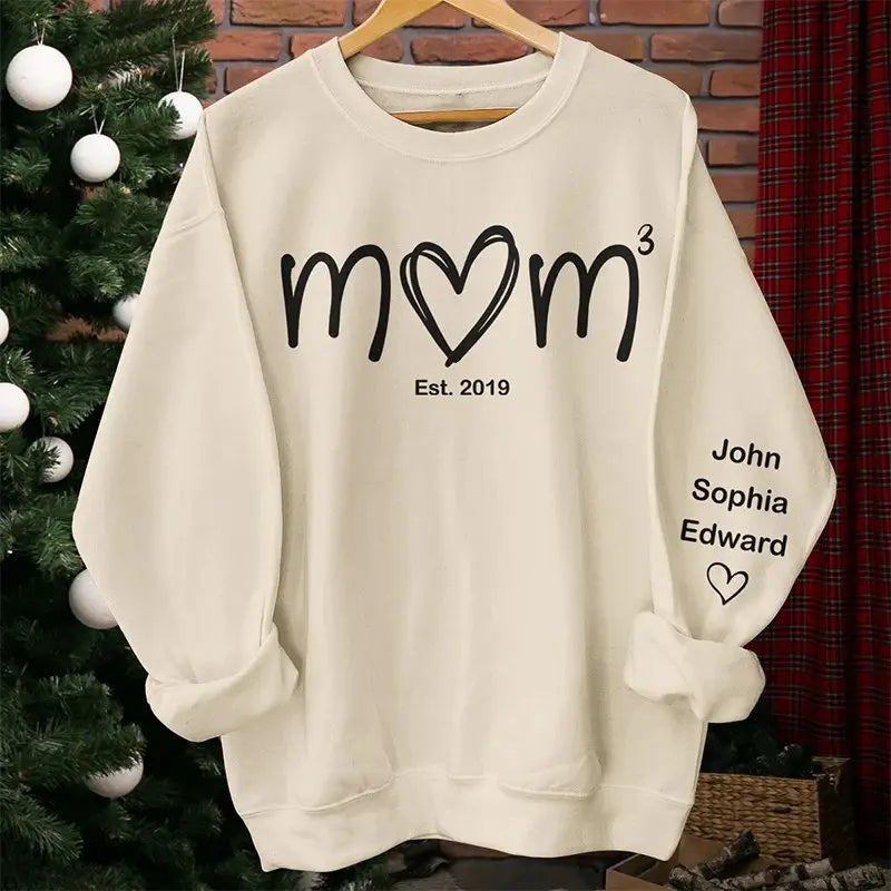 Mom - Mom Means Everything - Personalized Sweatshirt (VT) Shirts & Tops The Next Custom Gift