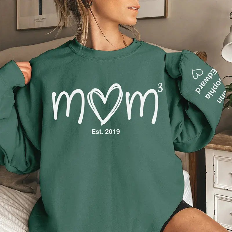 Mom - Mom Means Everything - Personalized Sweatshirt (VT) Shirts & Tops The Next Custom Gift