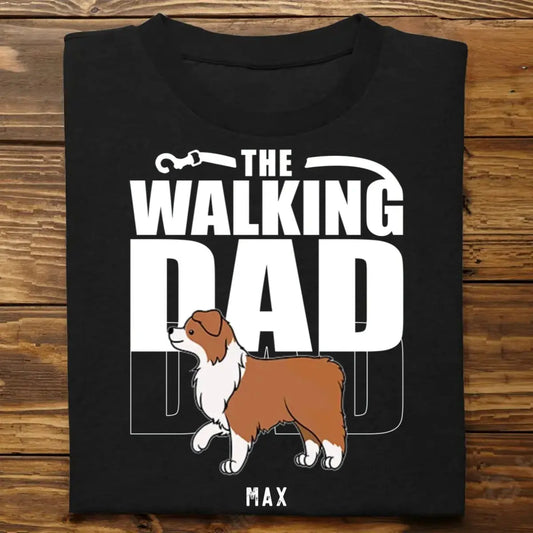 Dog Lovers - The Walking Dad/Mom - Personalized Unisex T-shirt, Hoodie, Sweatshirt Shirts & Tops The Next Custom Gift