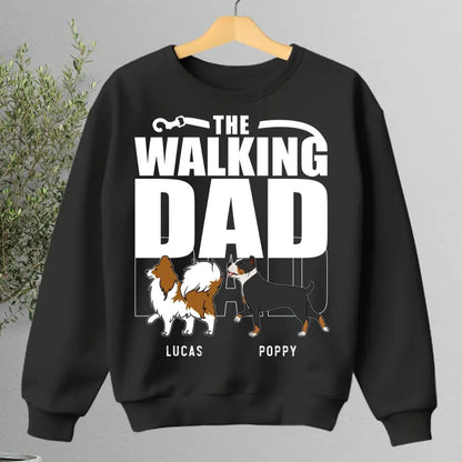 Dog Lovers - The Walking Dad/Mom - Personalized Unisex T-shirt, Hoodie, Sweatshirt Shirts & Tops The Next Custom Gift