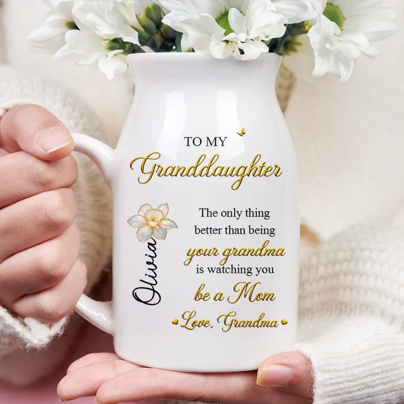 Mom Daughter The Only Thing Better Than Being Your Mother - Personalized Ceramic Flower Vase