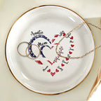 Mom's Grandma's Sweethearts Independence Day - Personalized Ring Dish