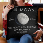 Moon Phase The Beginning Of Our Forever - Personalized Pillow