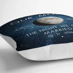Moon Phase The Beginning Of Our Forever - Personalized Pillow