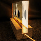 Moon Phase We Love You To The Moon And Back - Personalized Rectangle LED Light