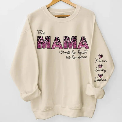 Mother - Behind Every Great Kid Is A Mom - Personalized Sweatshirt (HJ) Shirts & Tops The Next Custom Gift