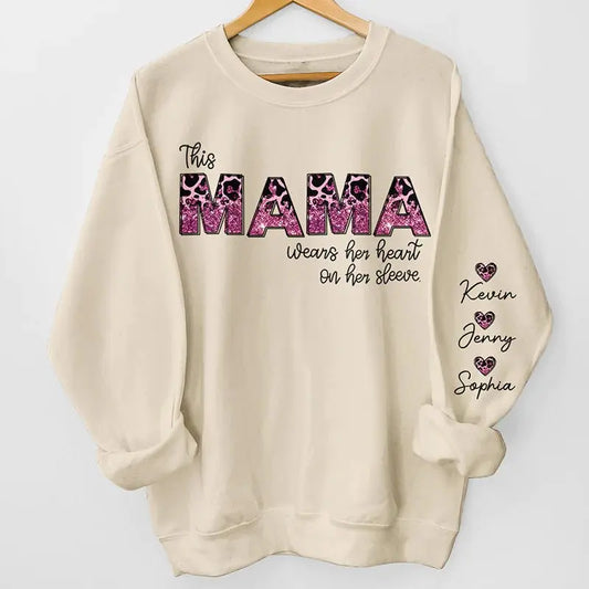 Mother - Behind Every Great Kid Is A Mom - Personalized Sweatshirt (HJ) Shirts & Tops The Next Custom Gift